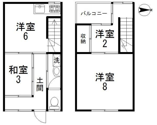 3K house in Nakagyo Ward, Kyoto - Photo 1