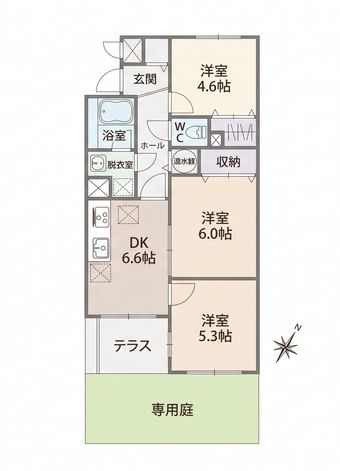 3DK apartment in Toda