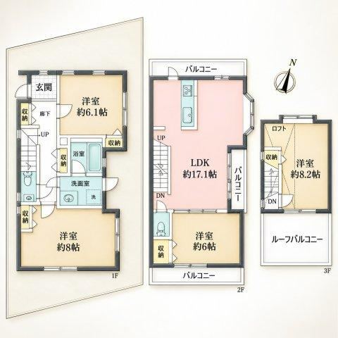 4LDK house in Setagaya Ward, Tokyo - Photo 1