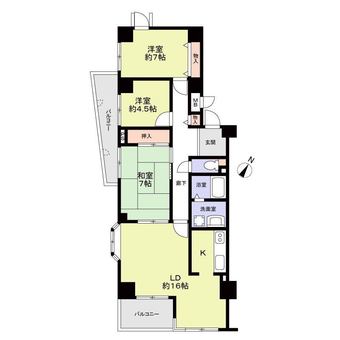 3LDK apartment in Naka Ward, Sakai