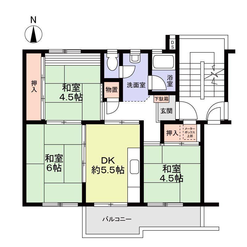 3DK apartment in Kita Ward, Sakai, Osaka - Photo 1