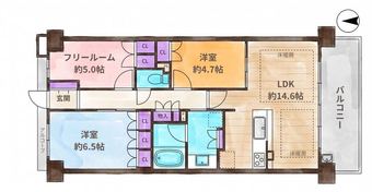 2LDK+S apartment in Otsu