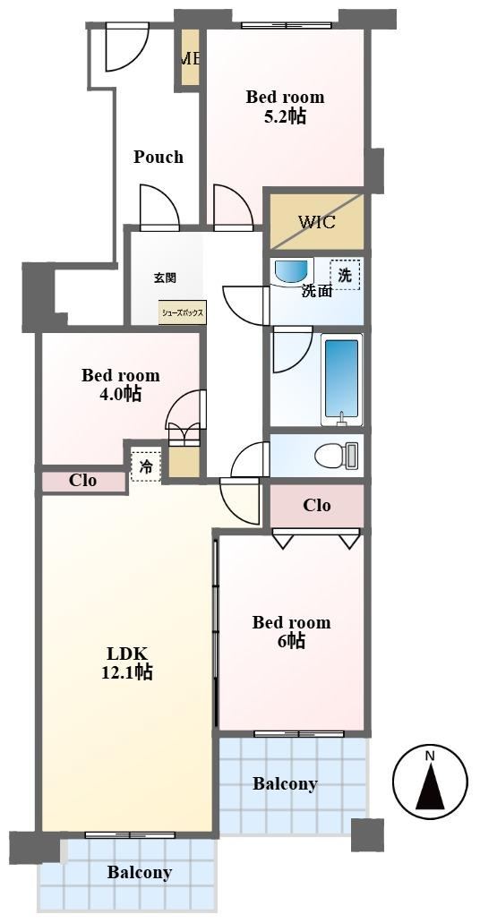 3LDK apartment in Ota Ward, Tokyo - Photo 1