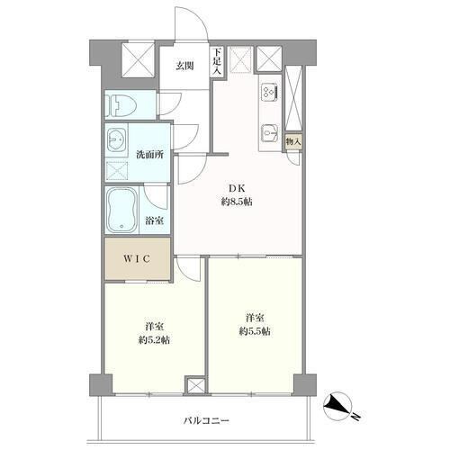 2DK apartment in Setagaya Ward, Tokyo - Photo 1