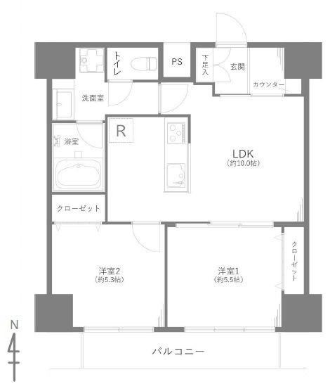2LDK apartment in Toshima Ward, Tokyo - Photo 1