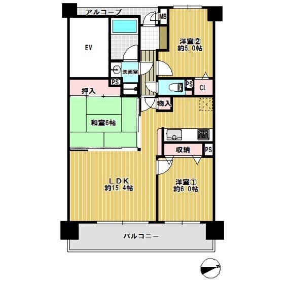 3LDK apartment in Toyonaka, Osaka - Photo 1