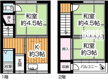 3K house in Chuo Ward, Osaka - Photo 1