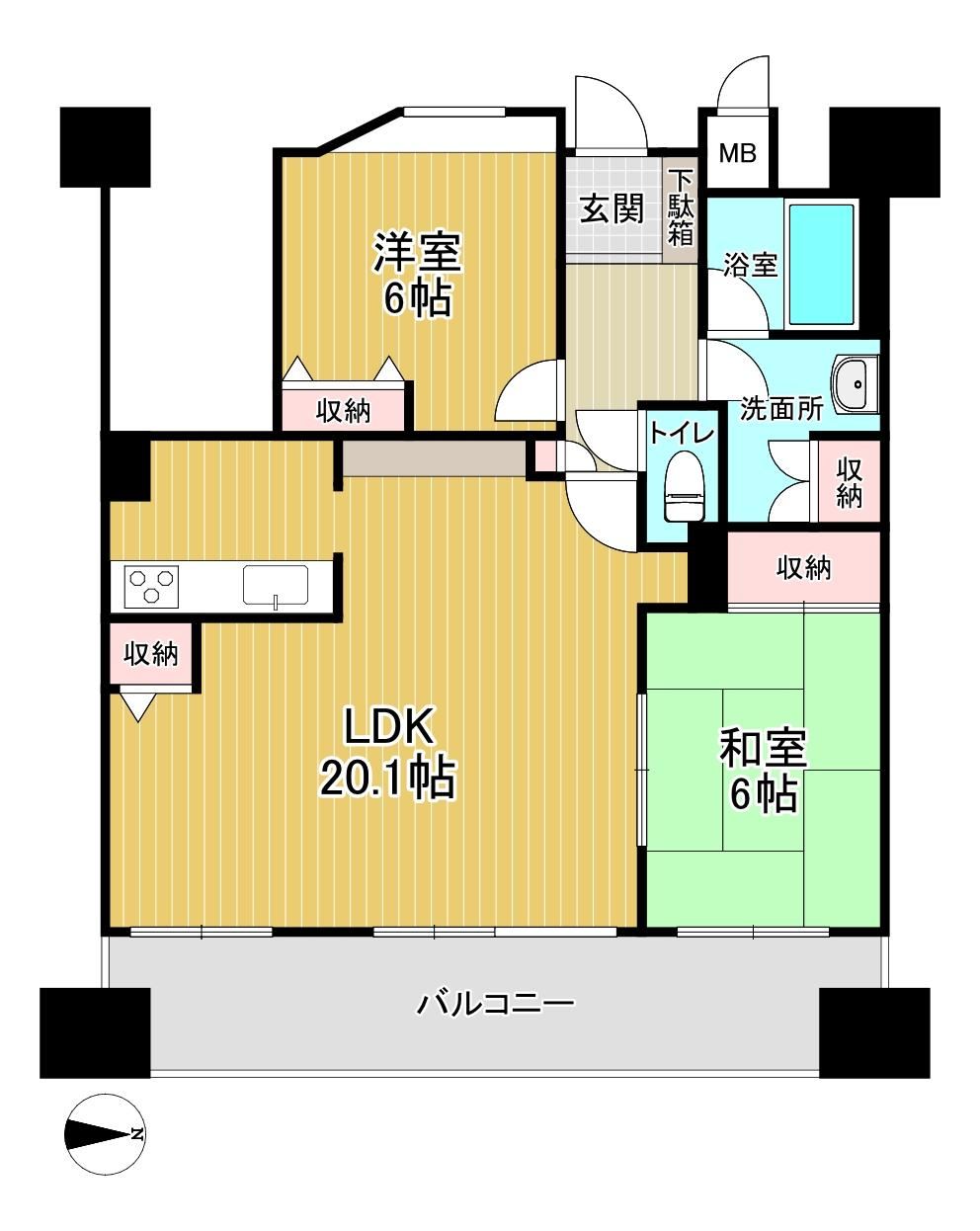 2LDK apartment in Moriyama Ward, Nagoya, Aichi - Photo 1