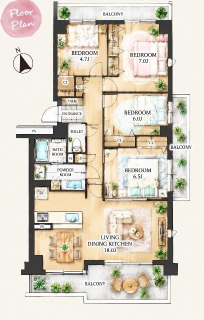 4LDK apartment in Sanda, Hyogo - Photo 1
