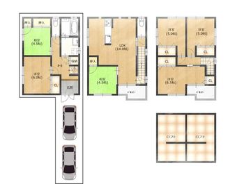 6LDK house in Asahi Ward