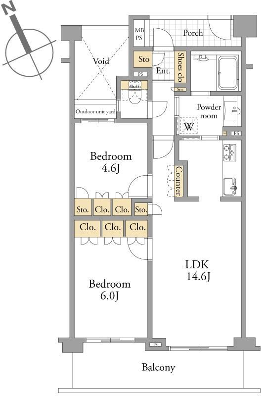 2LDK apartment in Setagaya Ward, Tokyo - Photo 1