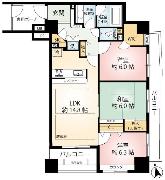 3LDK apartment in Taito Ward, Tokyo - Photo 1