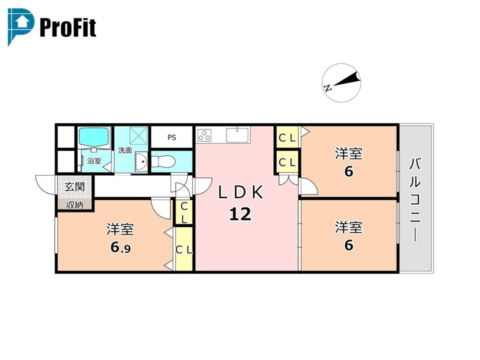 3LDK apartment in Itami, Hyogo - Photo 1