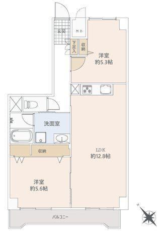 2LDK apartment in Kanazawa Ward, Yokohama, Kanagawa - Photo 1