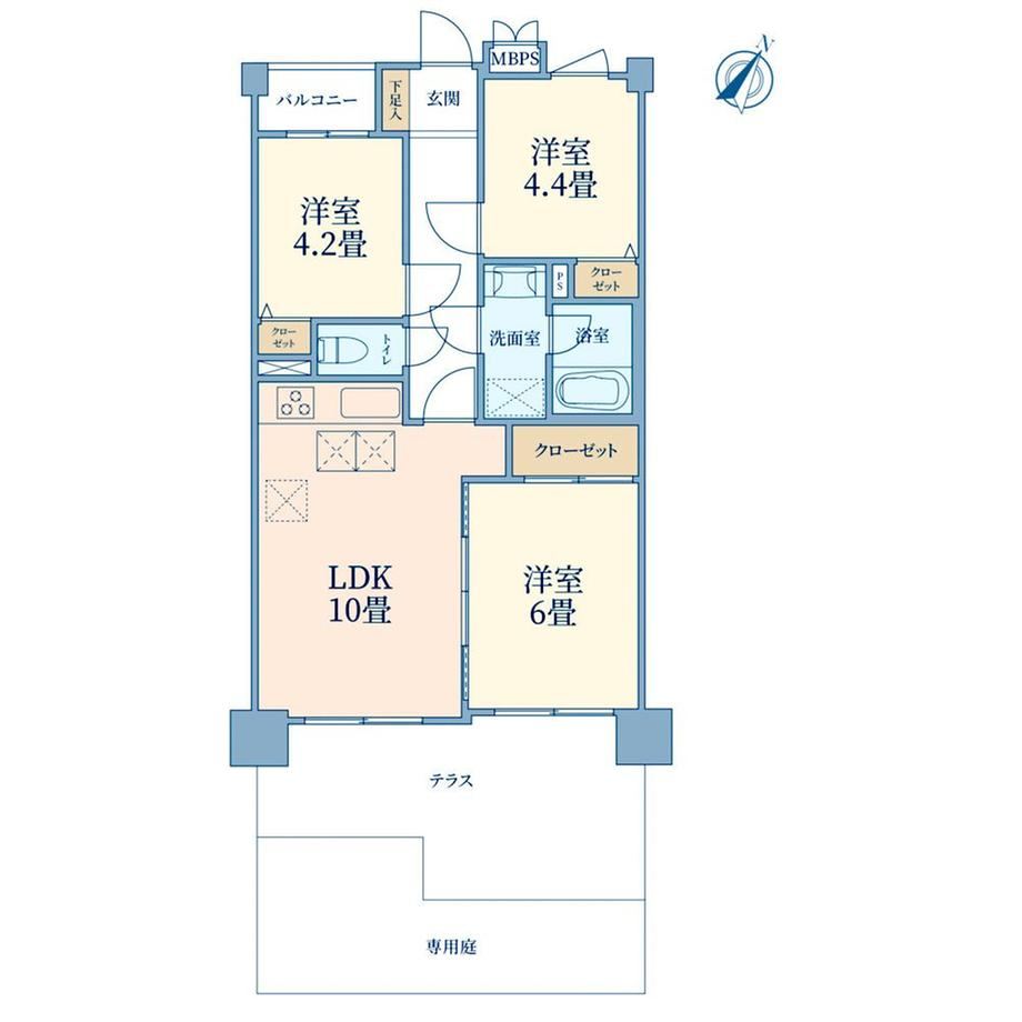 3LDK apartment in Soka, Saitama - Photo 1