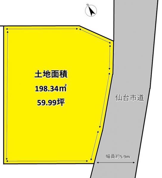 198 m² land in Izumi Ward, Sendai, Miyagi - Photo 1