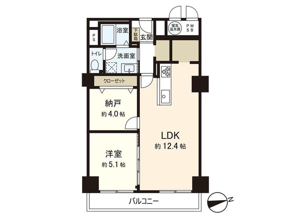 1LDK+S apartment in Nishi Ward, Osaka - Photo 1
