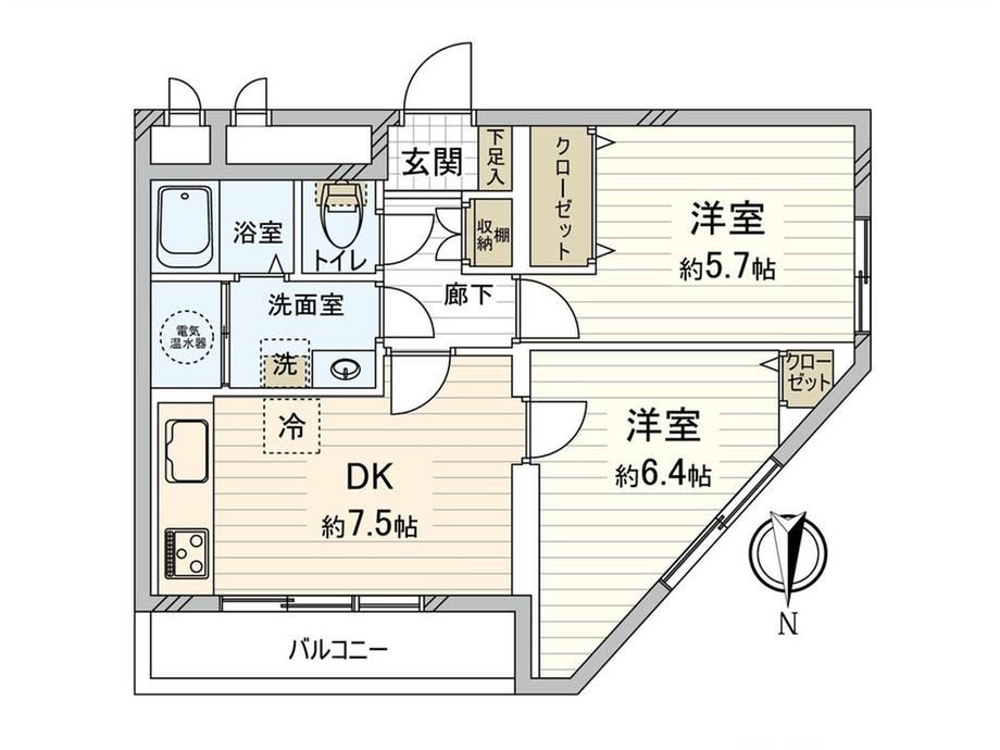 2DK apartment in Mitaka, Tokyo - Photo 1