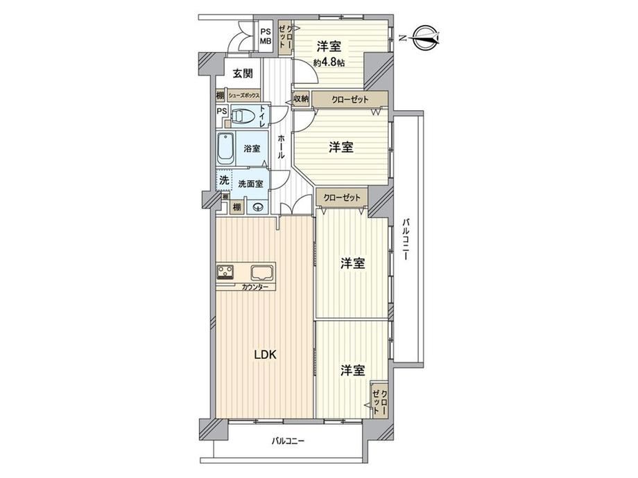 4LDK apartment in Yodogawa Ward, Osaka - Photo 1