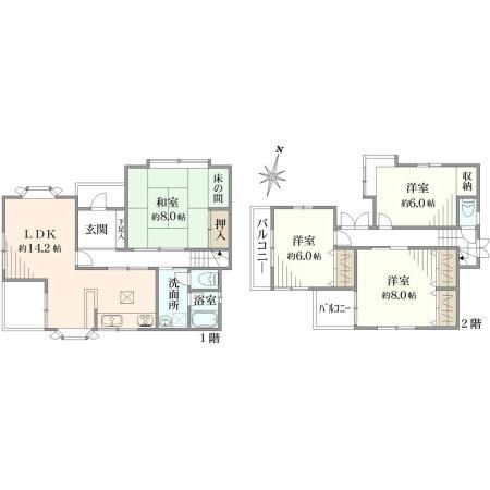 4LDK house in Tsurumi Ward, Yokohama, Kanagawa - Photo 1