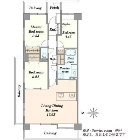 3LDK apartment in Chuo Ward, Saitama - Photo 1