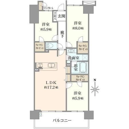 3LDK apartment in Itabashi Ward, Tokyo - Photo 1