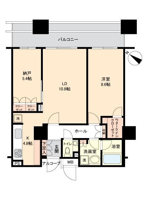 1LDK+S apartment in Koto Ward, Tokyo - Photo 1