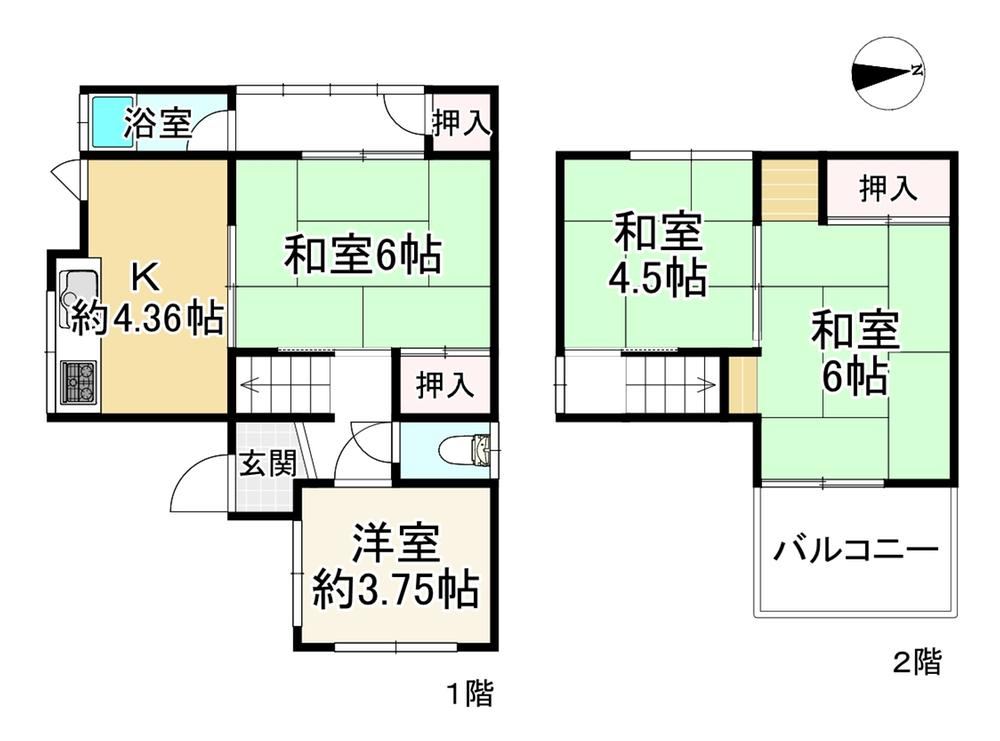 4DK house in Yao, Osaka - Photo 1