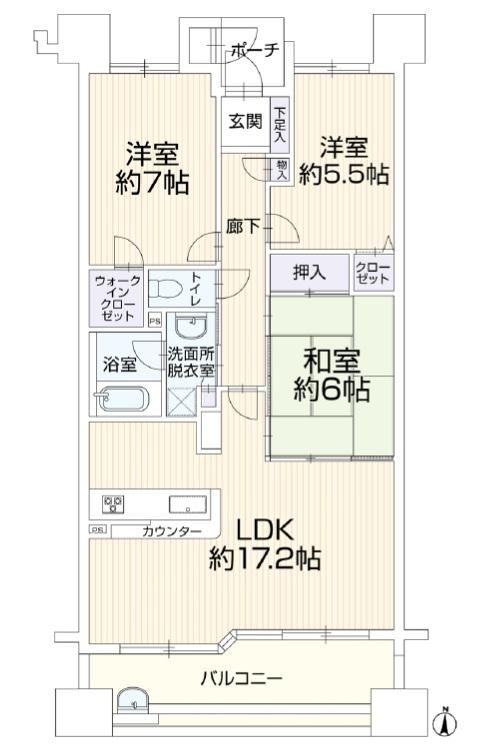 3LDK apartment in Kita Ward, Nagoya, Aichi - Photo 1