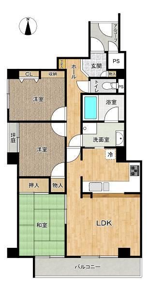 3LDK apartment in Toyota