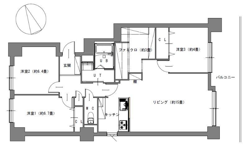 3LDK+S apartment in Chuo Ward, Sapporo, Hokkaido - Photo 1