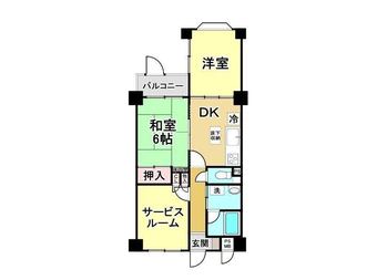 2DK+S apartment in Odawara