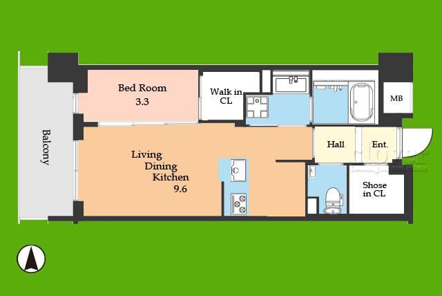 1LDK apartment in Shibuya Ward, Tokyo - Photo 1