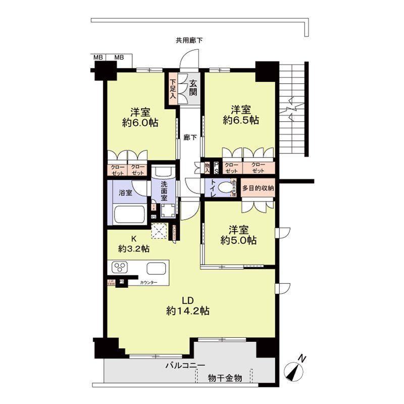 3LDK apartment in Toyonaka, Osaka - Photo 1