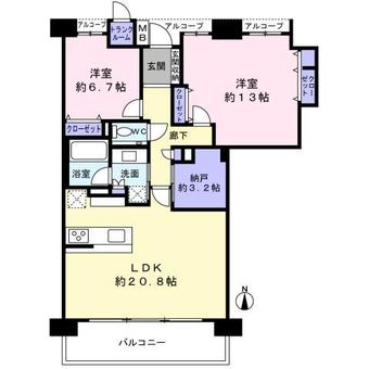 2LDK apartment in Ogaki