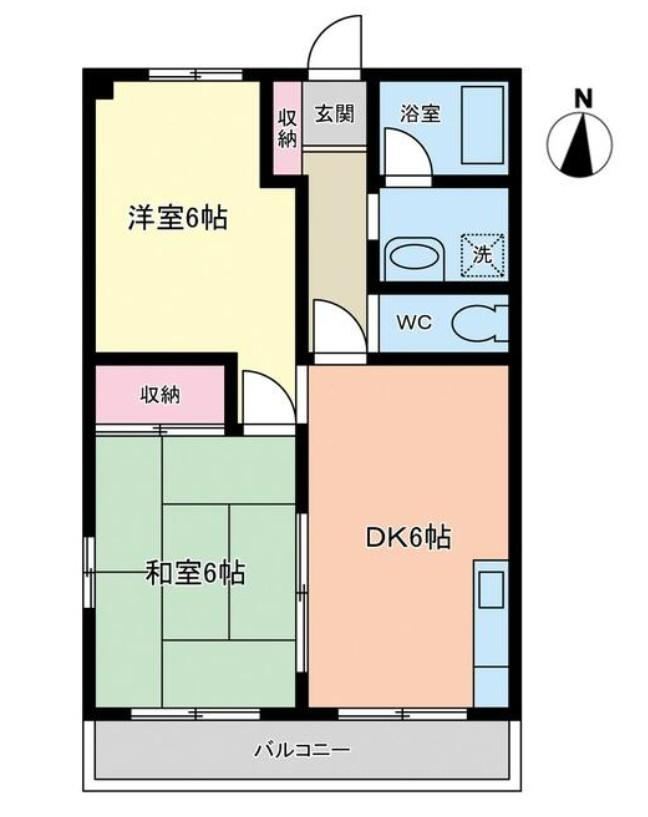 2DK apartment in Matsuyama, Ehime - Photo 1