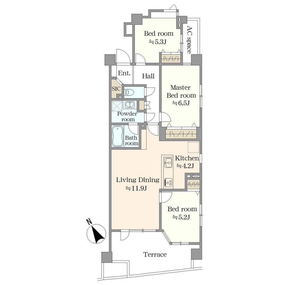 3LDK apartment in Fuchu, Tokyo - Photo 1