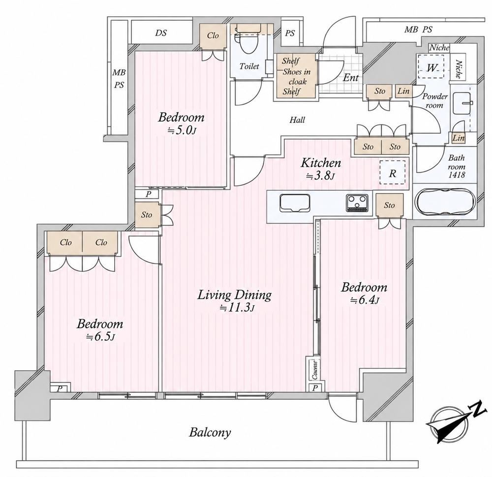 3LDK apartment in Edogawa Ward, Tokyo - Photo 1