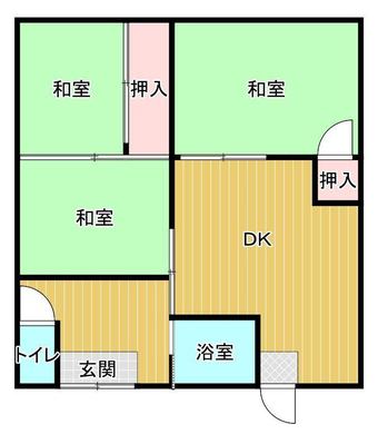 3DK house in Moji Ward, Kitakyushu