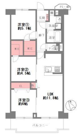 3LDK apartment in Higashinari Ward, Osaka - Photo 1