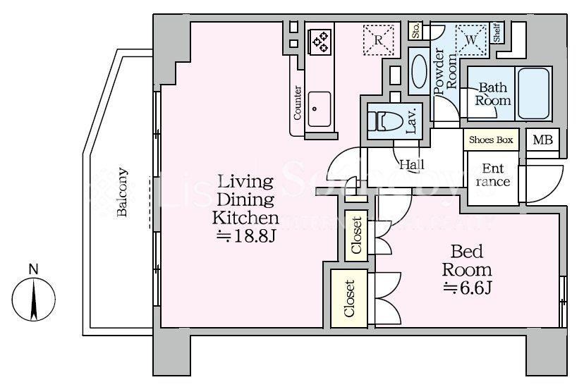 1LDK apartment in Saiwai Ward, Kawasaki, Kanagawa - Photo 1
