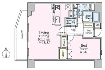 1LDK apartment in Saiwai Ward, Kawasaki