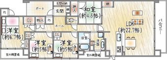 4LDK apartment in Ikeda