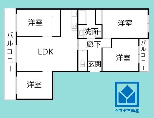 4LDK apartment in Nishinomiya, Hyogo - Photo 1