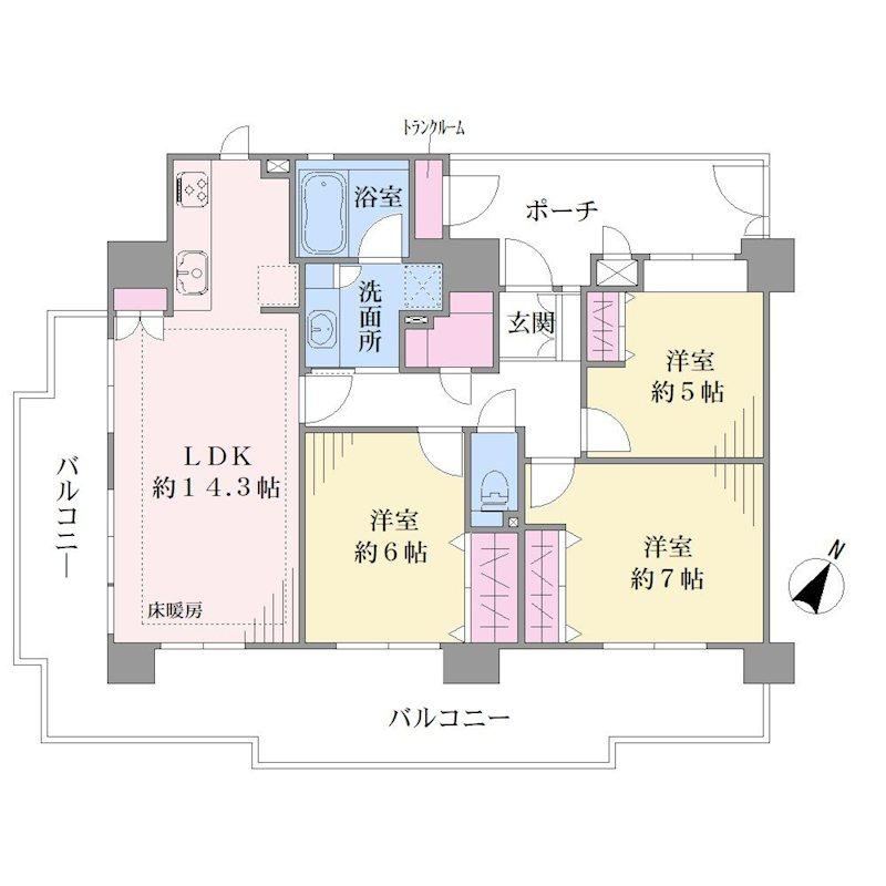 3LDK apartment in Setagaya Ward, Tokyo - Photo 1