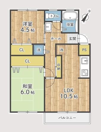 2LDK apartment in Minami Ward