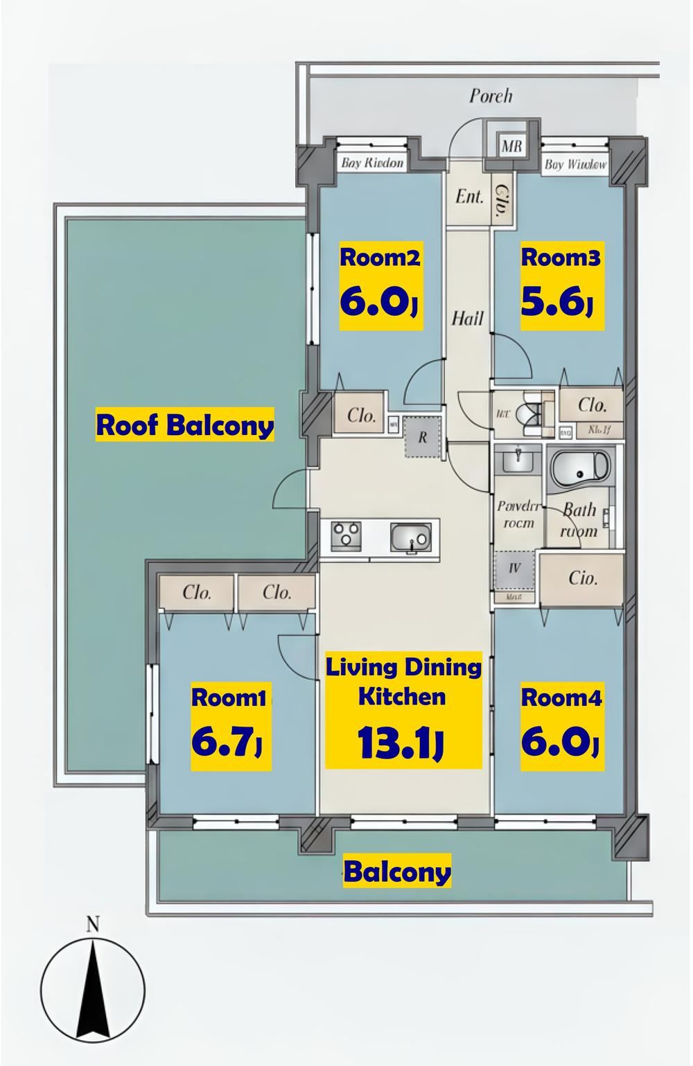 4LDK apartment in Mitaka, Tokyo - Photo 1