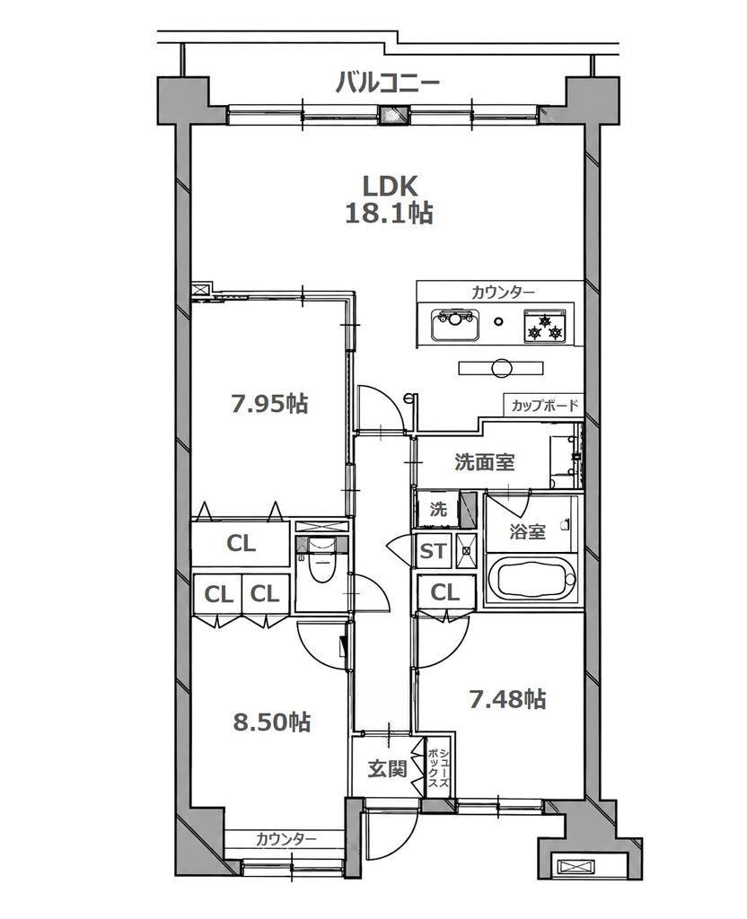 3LDK apartment in Nerima Ward, Tokyo - Photo 1