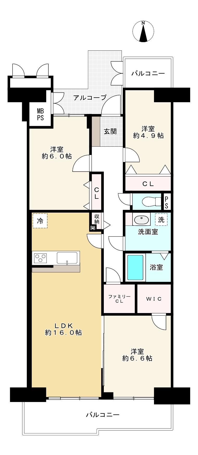 3LDK apartment in Nerima Ward, Tokyo - Photo 1