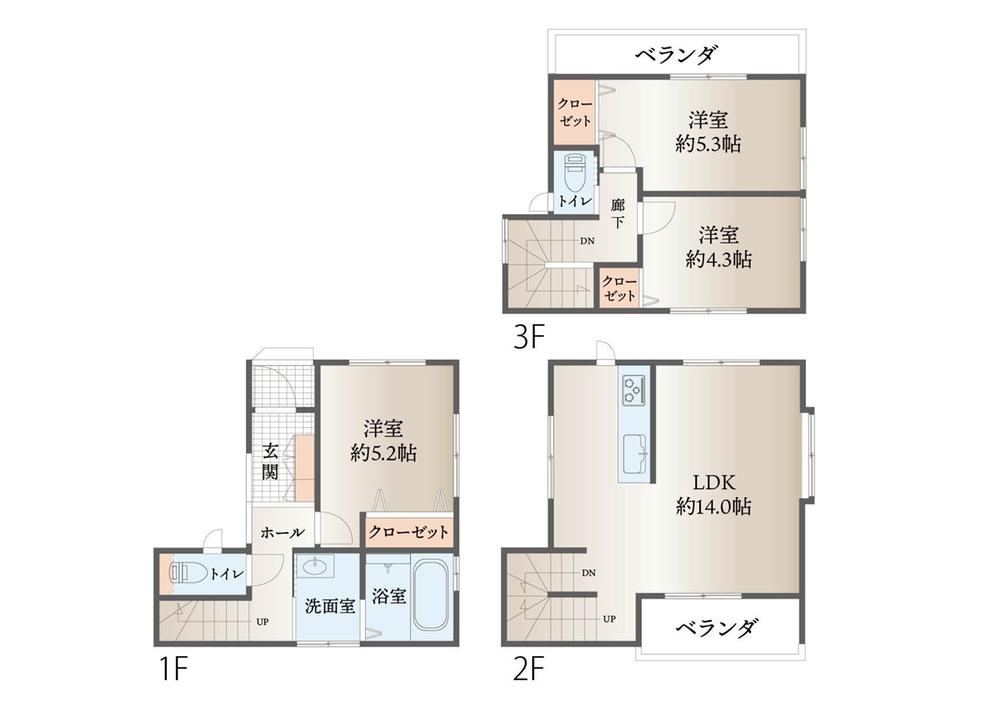 3LDK house in Edogawa Ward, Tokyo - Photo 1